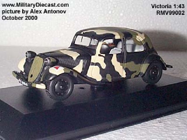CITROEN TRACTION FFI FRENCH ARMY 1940