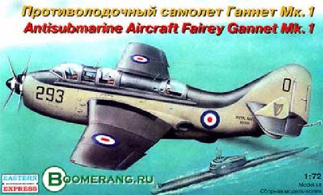 Antisubmarine Aircraft Fairey Gannet Mk.1
