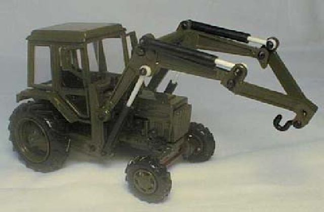Loader (Crane) on Belarus Chassis Army Green