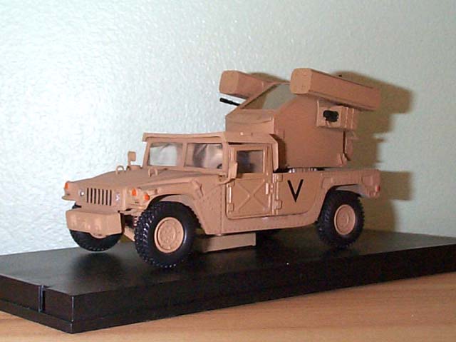 Avenger on HUMVEE Anti-Aircraft Missile Launcher