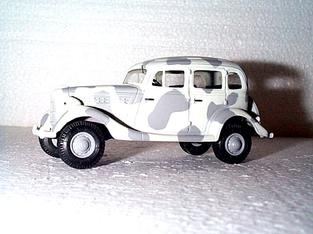 GAZ-61 Staff Car Winter Camouflage
